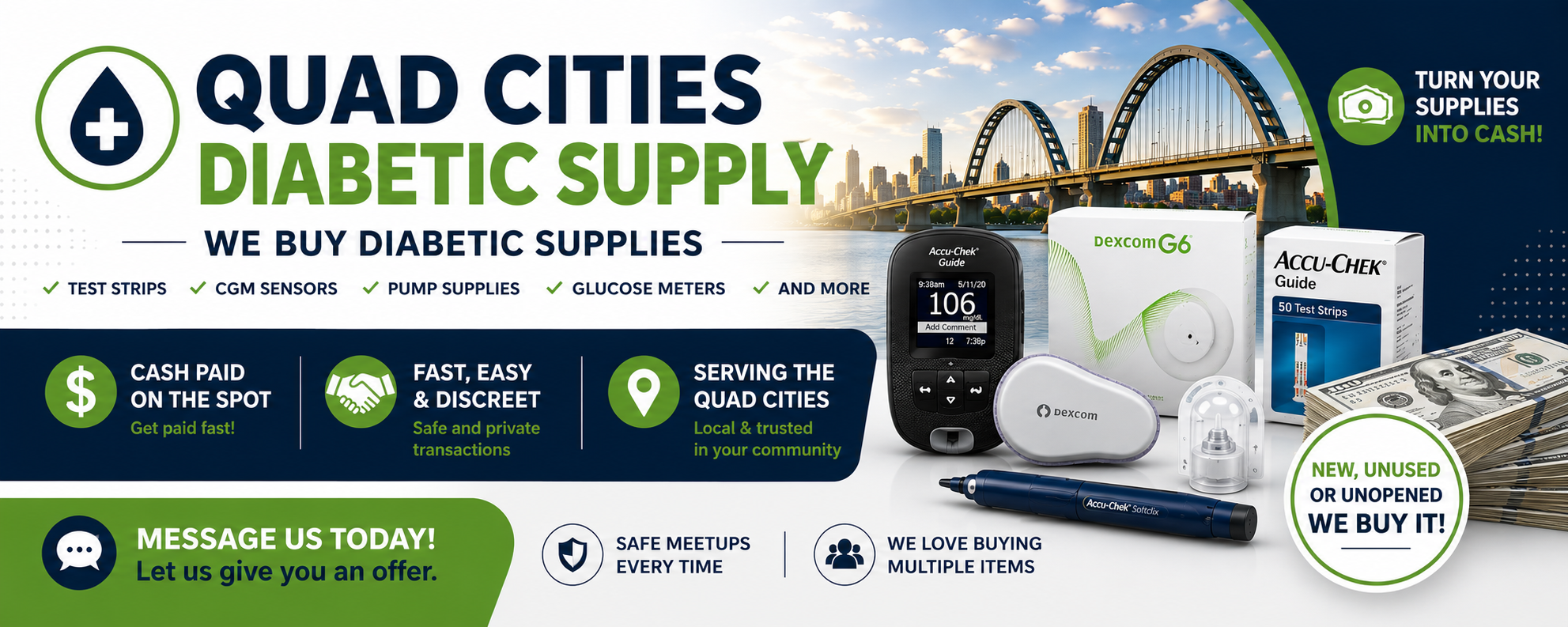 Quad Cities Diabetic Supply Banner