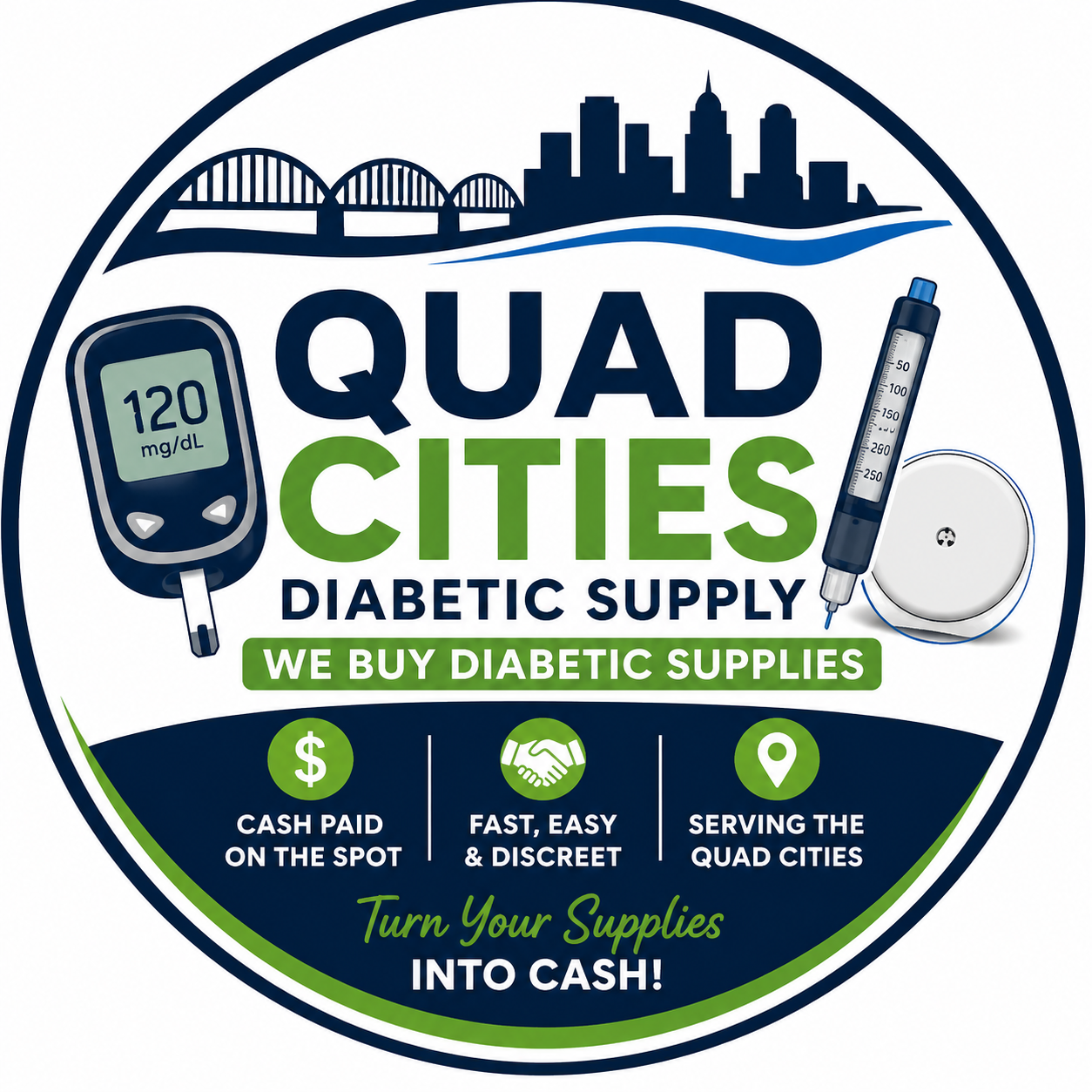 Quad Cities Diabetic Supply Logo